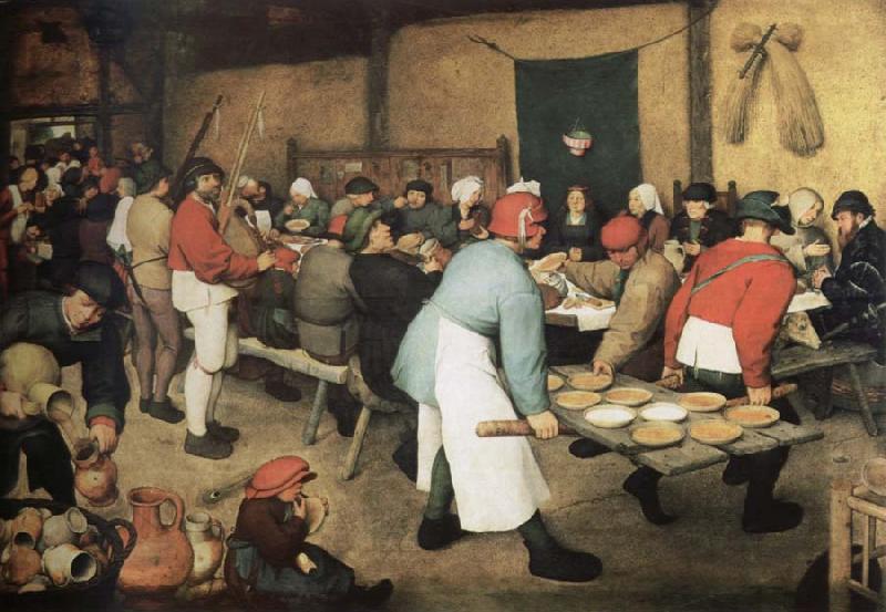 Pieter Bruegel the peasant wedding Sweden oil painting art